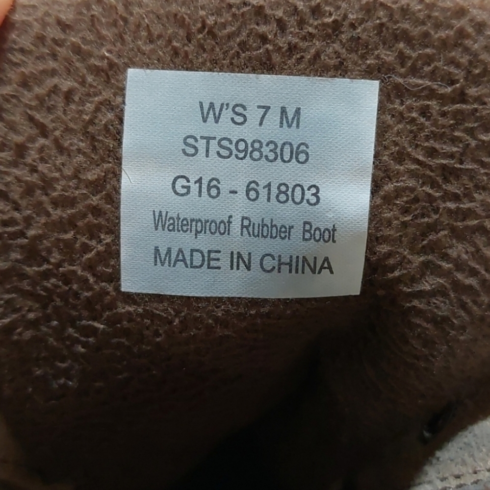 Sperry Saltwater Waterproof Suede/Rubber Rainboot - Picture 7 of 11